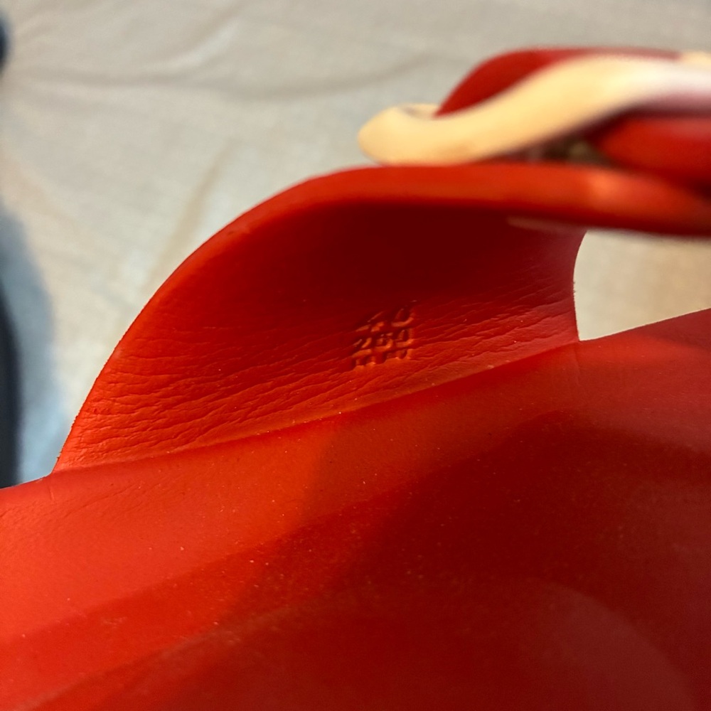 Birkenstock Red EVA Single-Buckle Slide Sandals - Picture 6 of 6